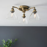 ENDON Hansen 3Lt Semi Flush