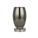 SEARCHLIGHT Cyclone Table Lamp - Chrome Metal & Smoked Glass