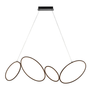 ENDON Ovals 4Lt Linear Pendant