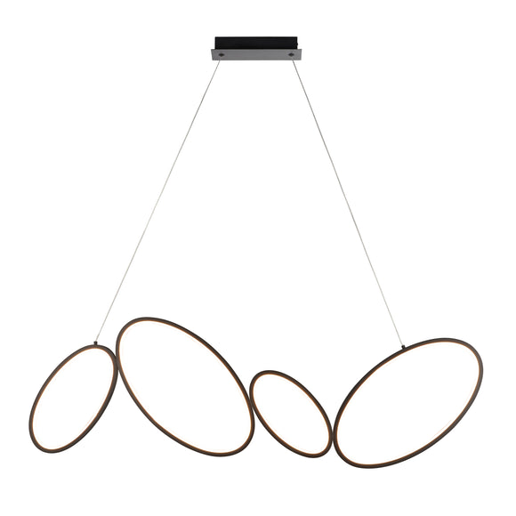 ENDON Ovals 4Lt Linear Pendant