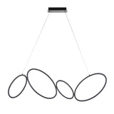 ENDON Ovals 4Lt Linear Pendant