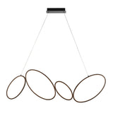 ENDON Ovals 4Lt Linear Pendant