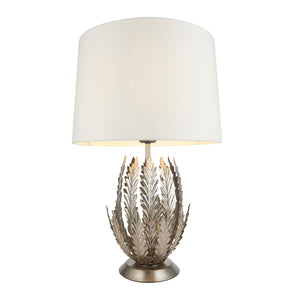 ENDON Delphine Table Lamp - Silver Leaf