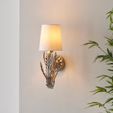 ENDON Delphine Wall Light - Silver Leaf