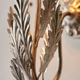 ENDON Delphine Wall Light - Silver Leaf