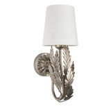 ENDON Delphine Wall Light - Silver Leaf