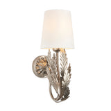 ENDON Delphine Wall Light - Silver Leaf