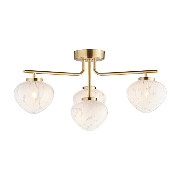 ENDON Mali 4 Light Semi Flush