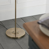 ENDON Highclere 3Lt Floor Lamp - Antique Brass Vintage