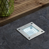 SEARCHLIGHT Walkover LED Recessed Square Walkover - Stainless Steel