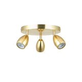 ENDON Porto 3Lt Spotlight - Brushed Satin Gold