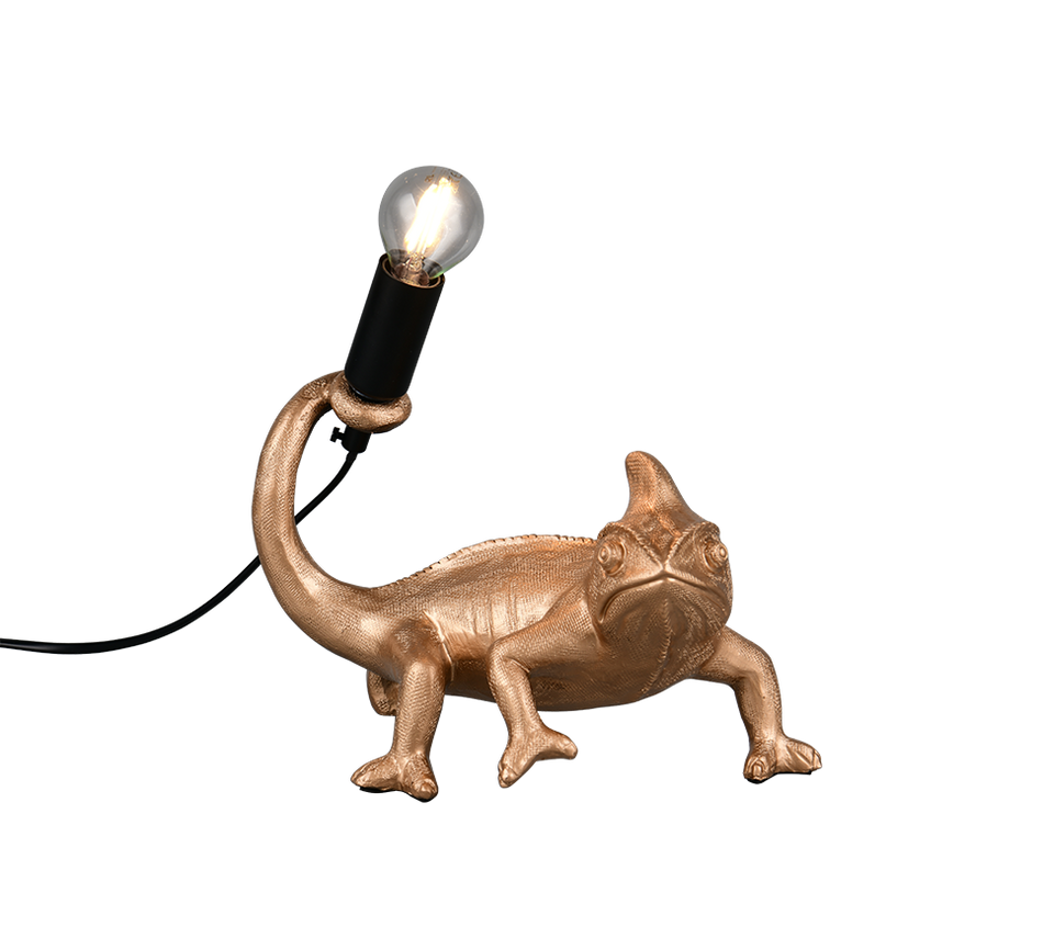 Chameleon Table Lamp - Black or Gold - E27