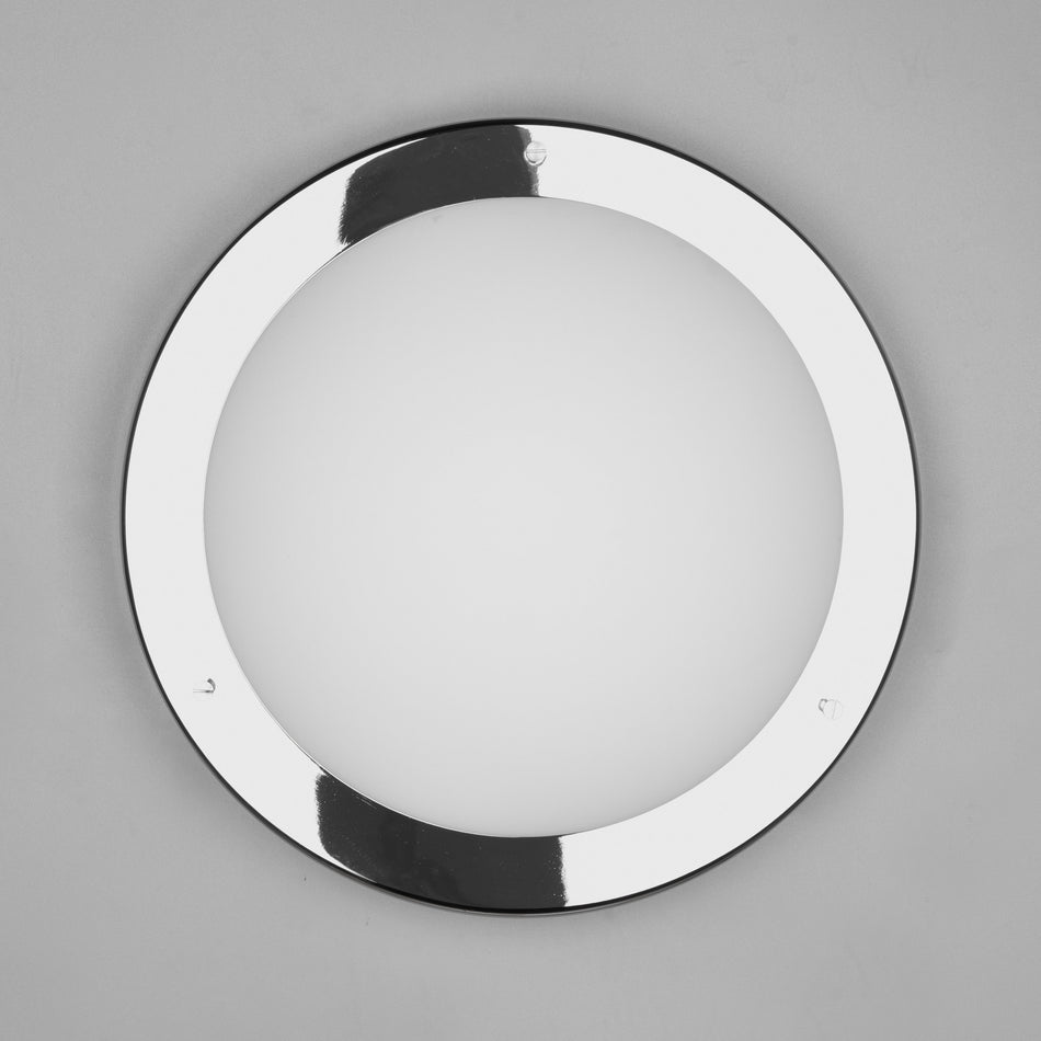 CONDUS - Bathroom Ceiling Light with Chrome Bezel (E27)