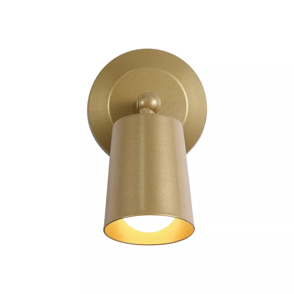 Cone - USB Rechargeable Wall Light - Gold Metal Finish