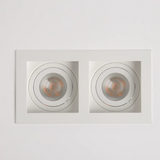 SEARCHLIGHT Grid 2 GU10, Fire Rated, White