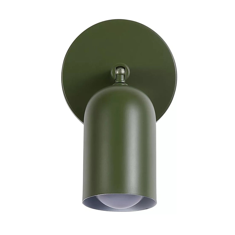Cona - Rechargeable LED Wall Light, Green Metal