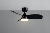 HELSINKI - LED Ceiling Fan, Remote Control, Colour Selectable, Night Light