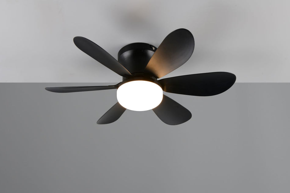 LUND - LED Ceiling Fan, Remote Control, Colour Selectable, Night Function