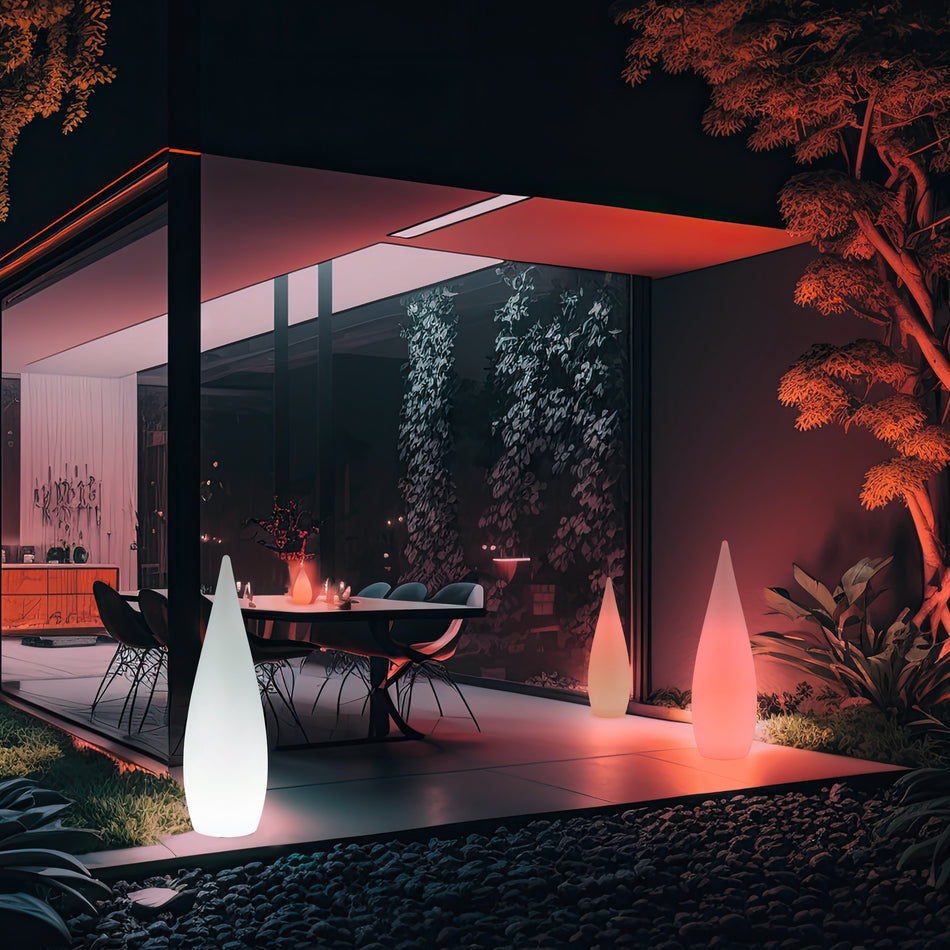 PALMAS - Outdoor Colour Changing Floor Lamps with Remote
