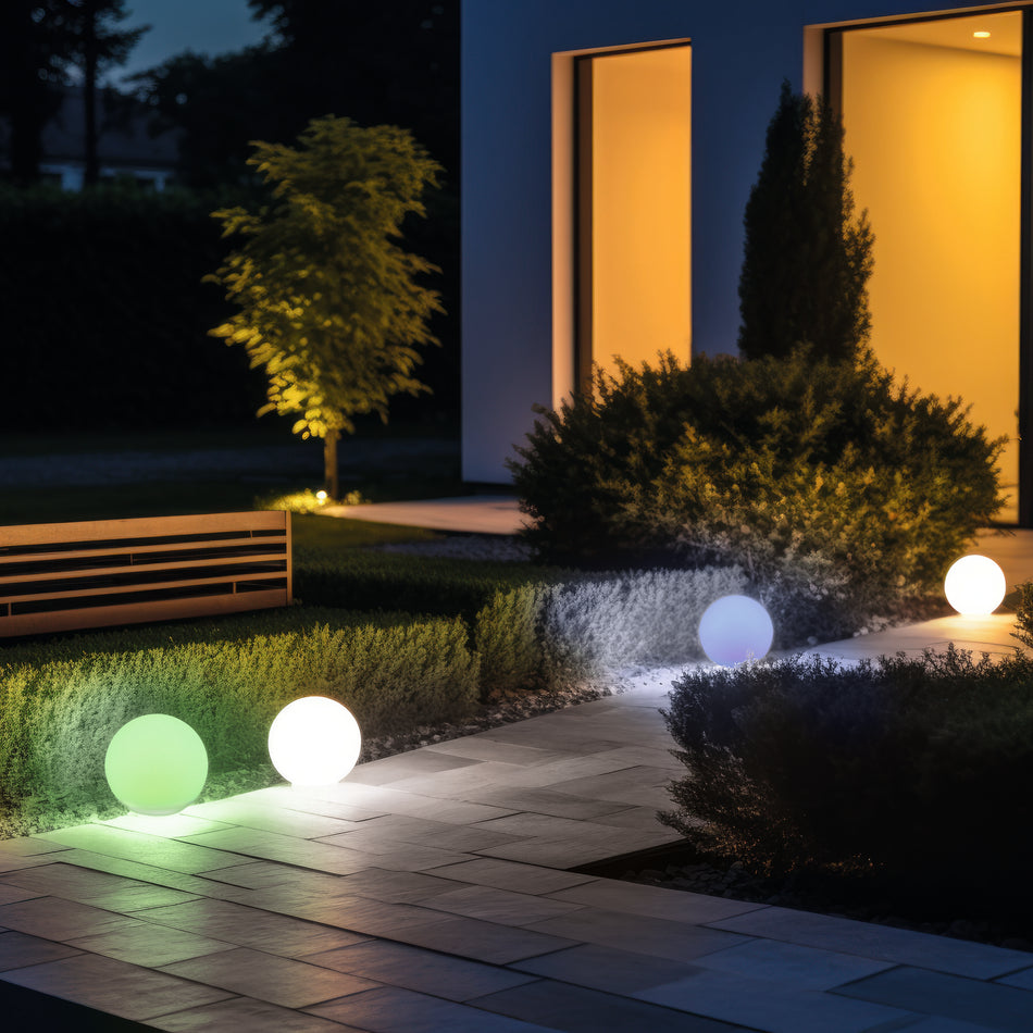 MELO - Outdoor Solar LED Light with RGBW Colour Changer - 30cm