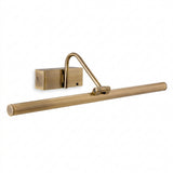 Ibiza - Rechargeable LED Picture Light in Antique Brass or Brushed Steel - 40cm