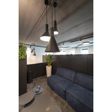 SLV PHELIA 280 E27 Indoor pendant, black/gold