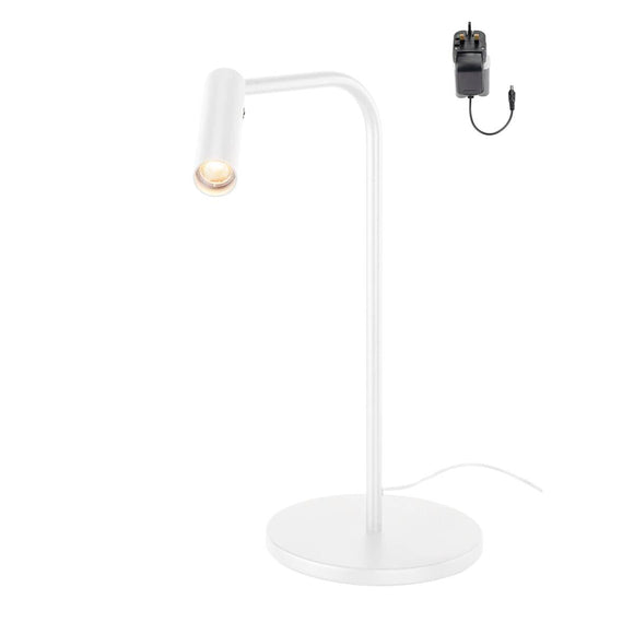 SLV KARPO TL LED Indoor table lamp, white, 3000K, incl. UK Plug
