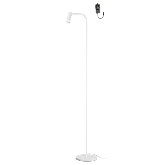 SLV KARPO TL LED Indoor floor stand, white, 3000K, incl. UK Plug