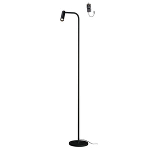 SLV KARPO TL LED Indoor floor stand, black, 3000K, incl. UK Plug