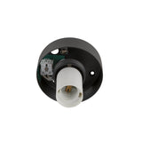 SLV SUN 20 ceiling-mounted light, round, 1x max. 60 W, E27, black