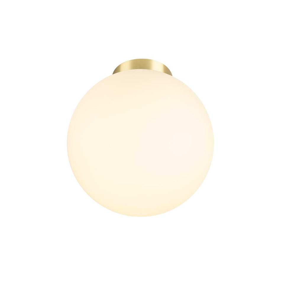 SLV SUN 30 ceiling-mounted light, round, 1x max. 60 W, E27, gold