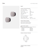 ROCK wall light 9cm