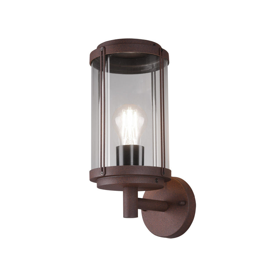 Tanaro - Outdoor Wall Light, Die Cast Aluminium, Rust Finish