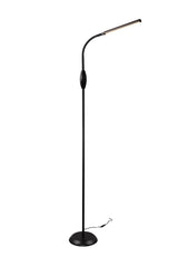 TORO - Modern Adjustable LED Floor Lamp - Black or White Matt, Colour Selectable