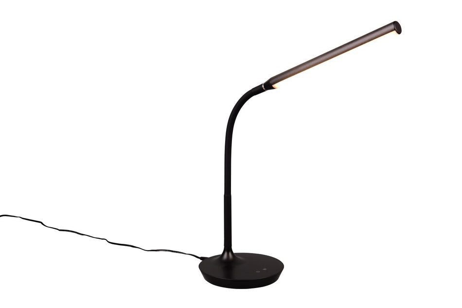 TORO - Modern Adjustable LED Table Lamp - Black or White Matt, Colour Selectable