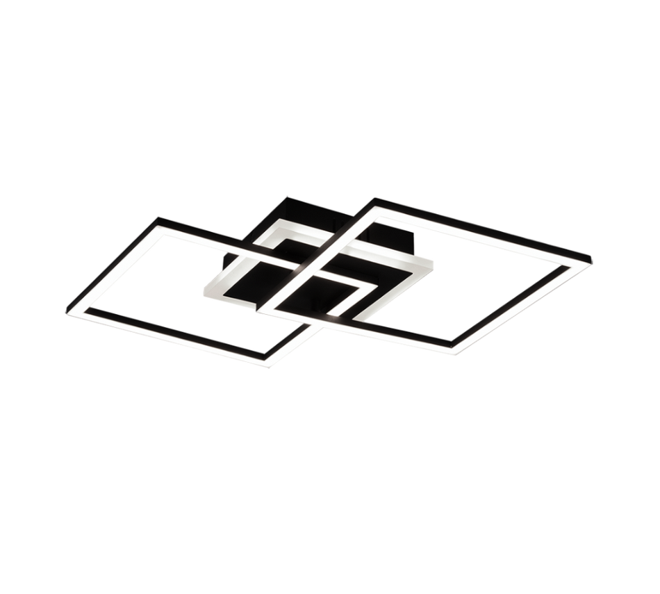 VENIDA LED Ceiling Light – Modern Dimmable Ceiling Light in Matt Black