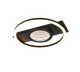 WHEELER LED Ceiling & Wall LED Light – Modern Circular Design in Matt Black or White