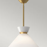 ELSTEAD Lighting Alora Halston 1 lt Pendant - Brushed Gold