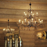 ELSTEAD Lighting Amarilli 15 Light Chandelier - Bronze with Gold Patina