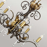 ELSTEAD Lighting Amarilli 5 Light Chandelier - Bronze with Gold Patina