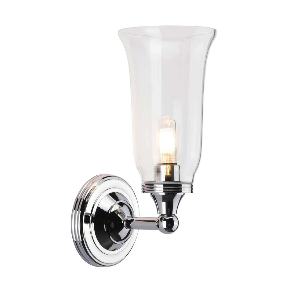 Austen 1 Light Wall Light - Polished Chrome
