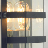 ELSTEAD Lighting Boden 1 Light Wall Light - Black With Clear Polycarbonate