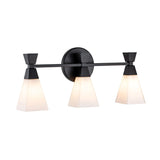 ELSTEAD Lighting Bowtie 3lt Wall Light - Matte Black