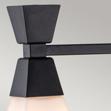 ELSTEAD Lighting Bowtie 3lt Wall Light - Matte Black