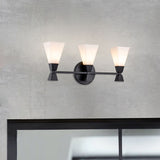 ELSTEAD Lighting Bowtie 3lt Wall Light - Matte Black