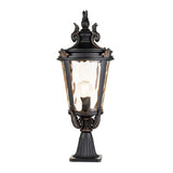 ELSTEAD Lighting Baltimore 1 Light Large Pedestal Lantern - Weathered Bronze