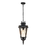 ELSTEAD Lighting Baltimore 1 Light Large Chain Lantern - Weathered Bronze