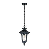 ELSTEAD Lighting Chicago 1 Light Small Chain Lantern - Textured Black