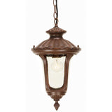 ELSTEAD Lighting Chicago 1 Light Small Chain Lantern - Rusty Bronze Patina