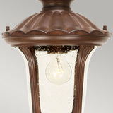 ELSTEAD Lighting Chicago 1 Light Small Chain Lantern - Rusty Bronze Patina